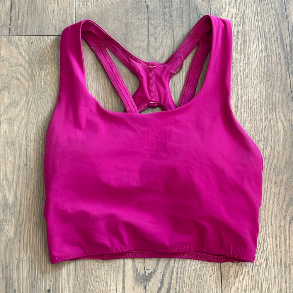 lululemon athletica Magenta Sports Bra